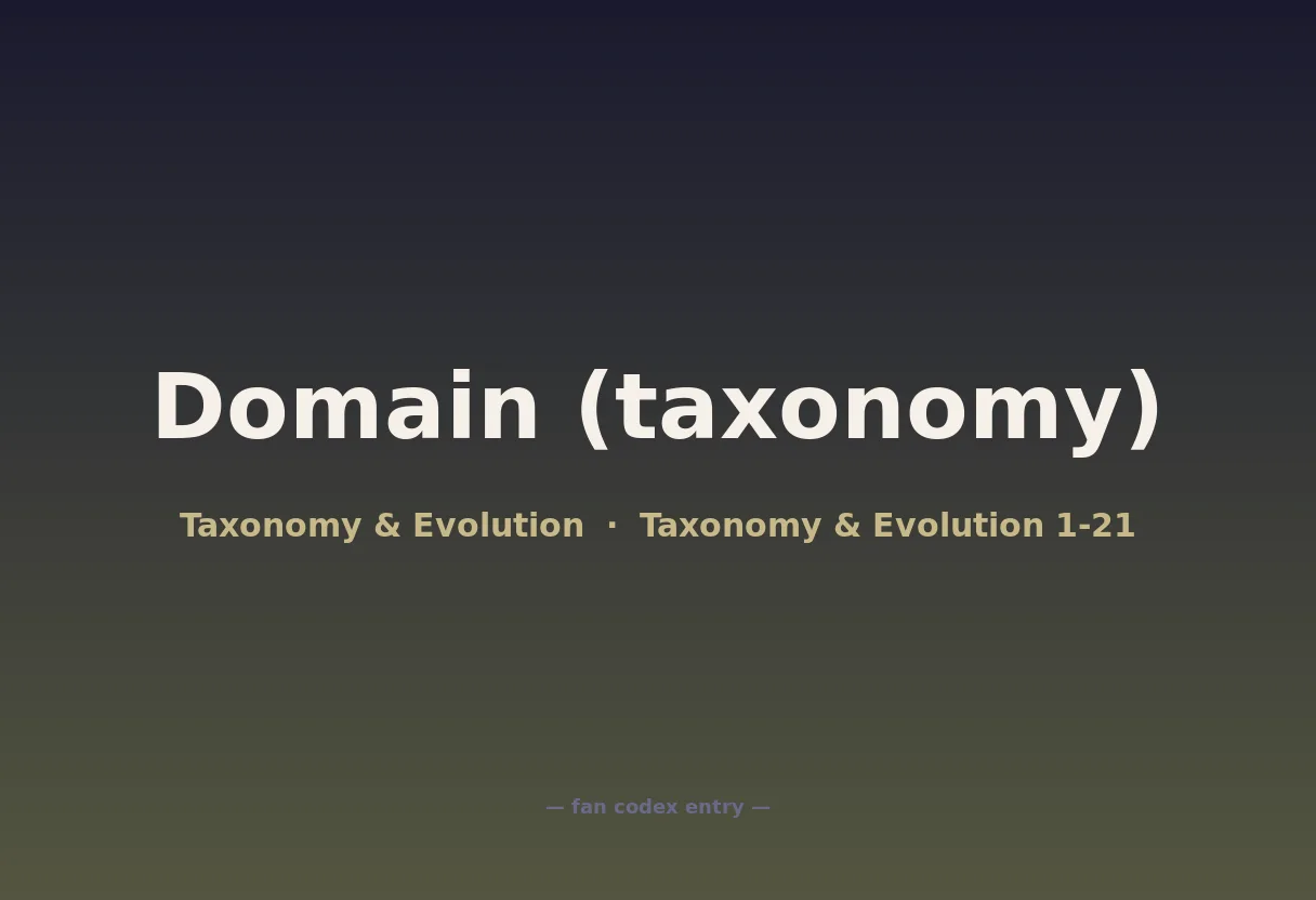 Domain (taxonomy)